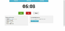 Screenshot of Pomodoro app showing countdown