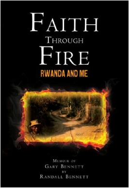 book cover of Faith through fire, Rwanda and Me