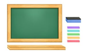 clean blackboard